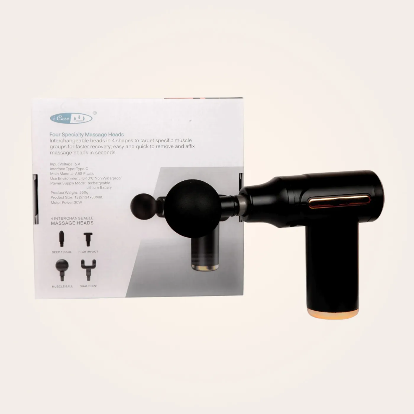 iCare Mini Percussion Muscle Massager - 画像 (3)